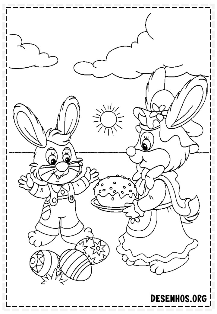 desenhos para colorir da pascoa 129