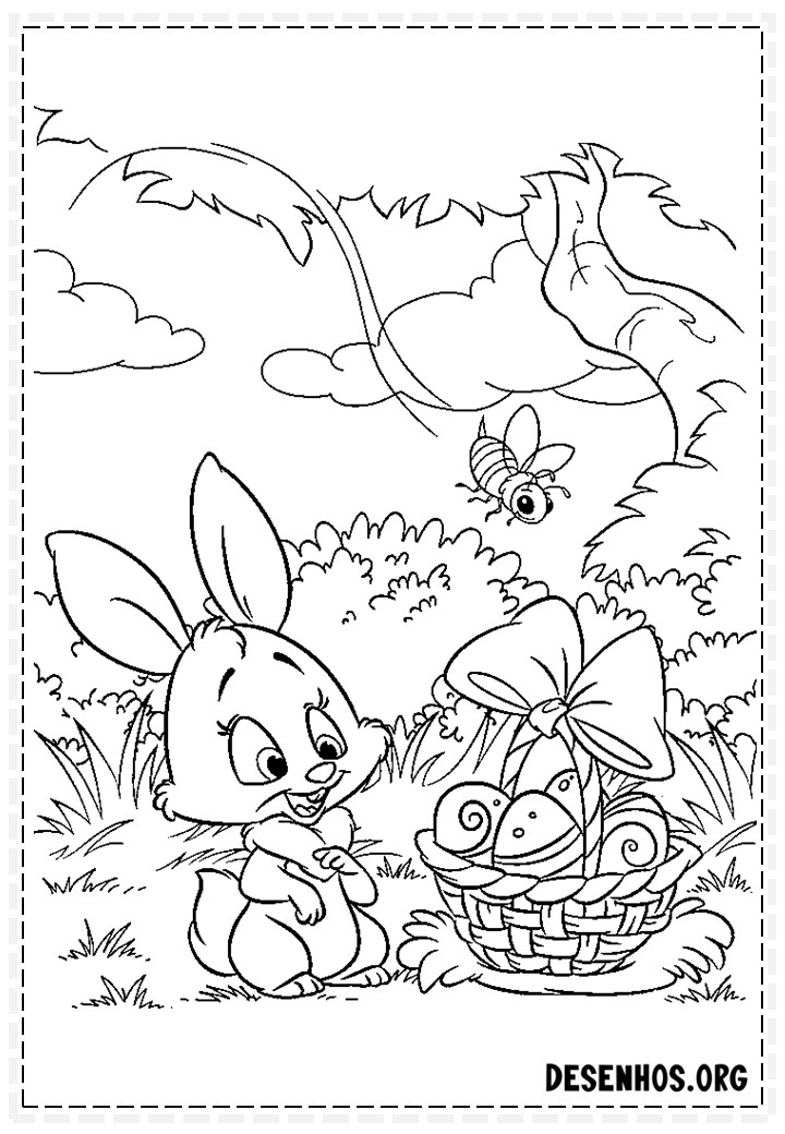 desenhos para colorir da pascoa 131