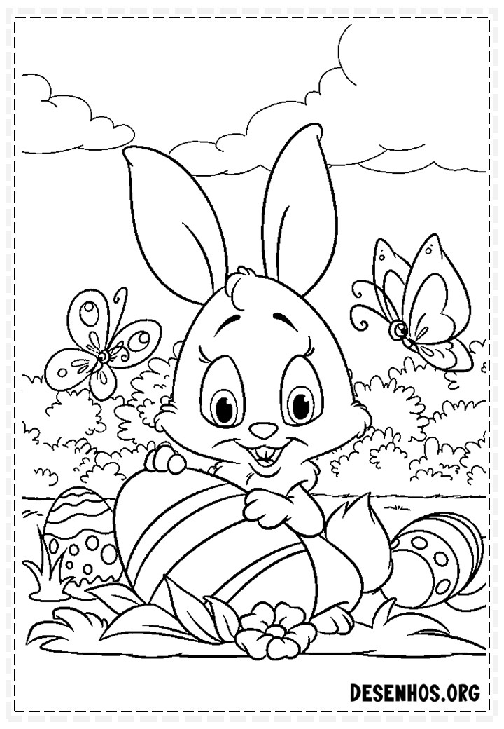 desenhos para colorir da pascoa 132