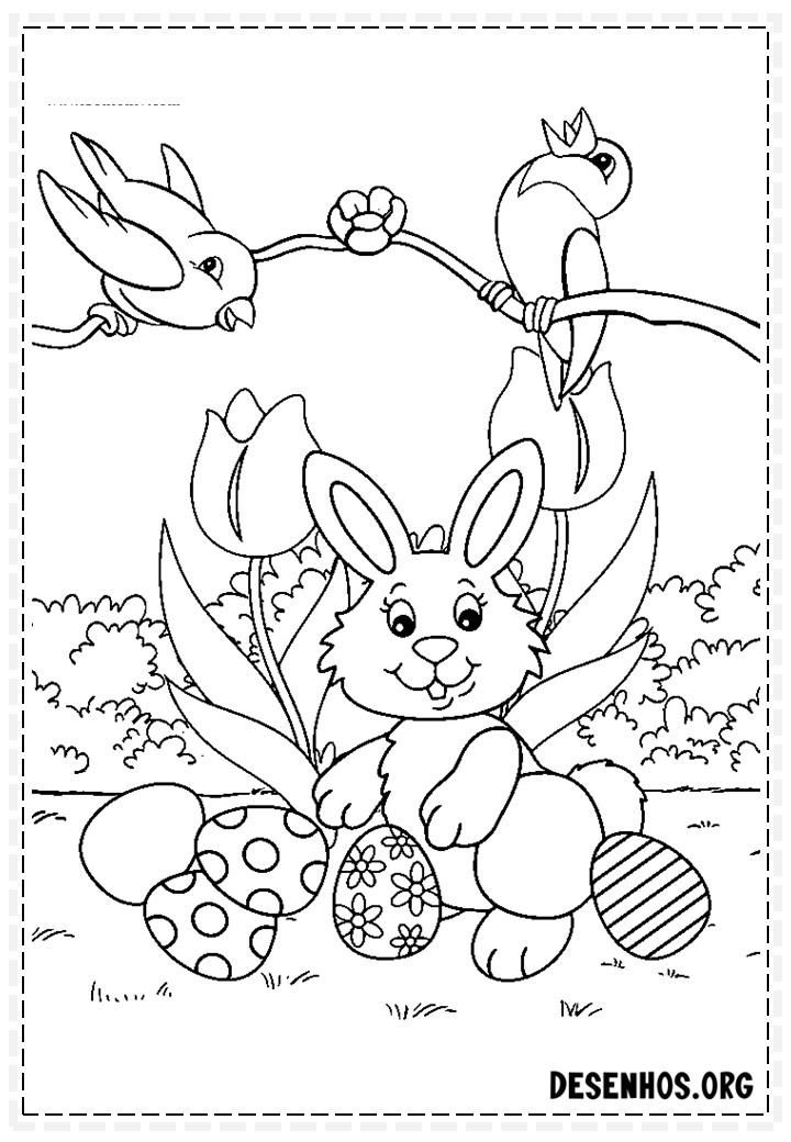 desenhos para colorir da pascoa 134