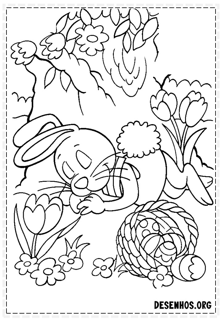 desenhos para colorir da pascoa 137