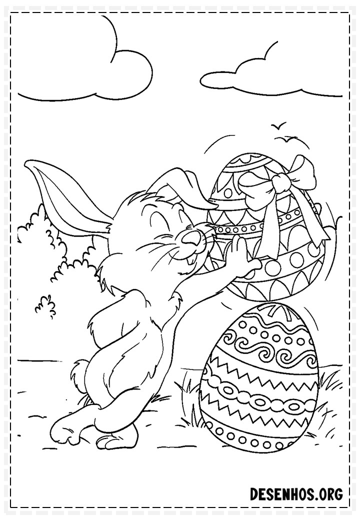 desenhos para colorir da pascoa 149