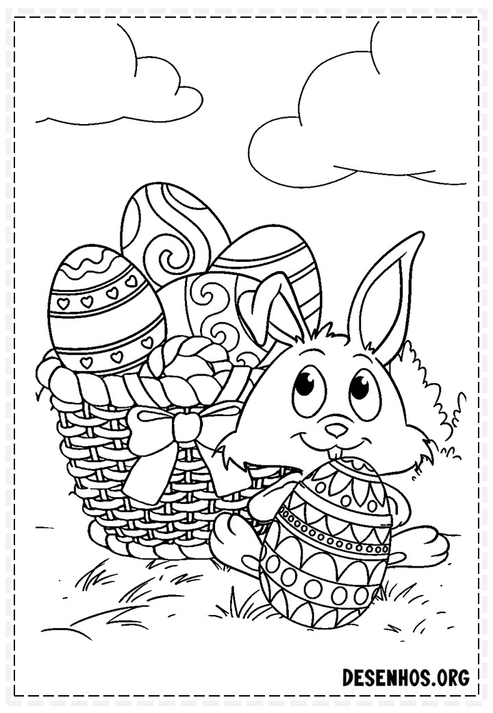 desenhos para colorir da pascoa 151