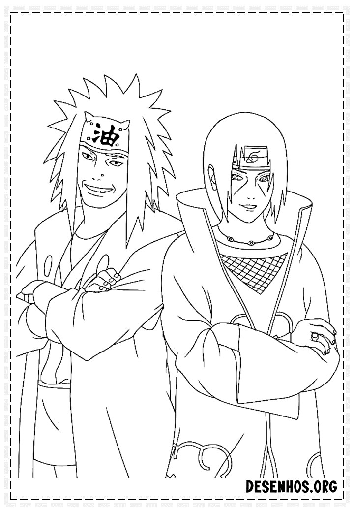 Mais de 170 desenhos do Naruto para colorir Mais de 170 desenhos do Naruto para colorir