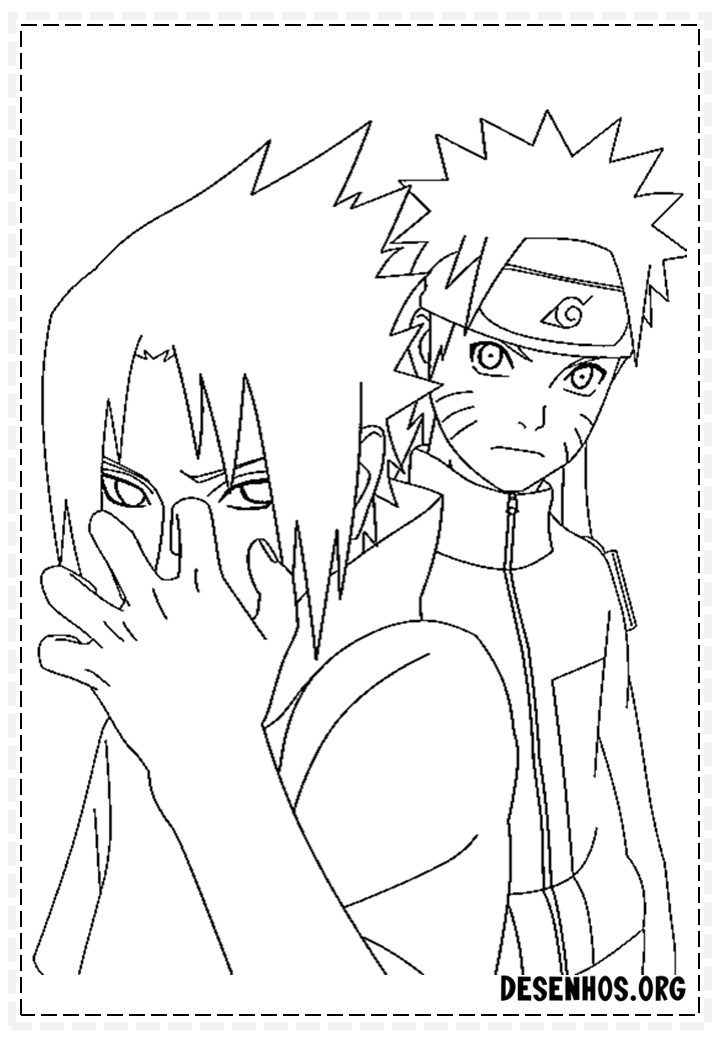Mais de 170 desenhos do Naruto para colorir Mais de 170 desenhos do Naruto para colorir