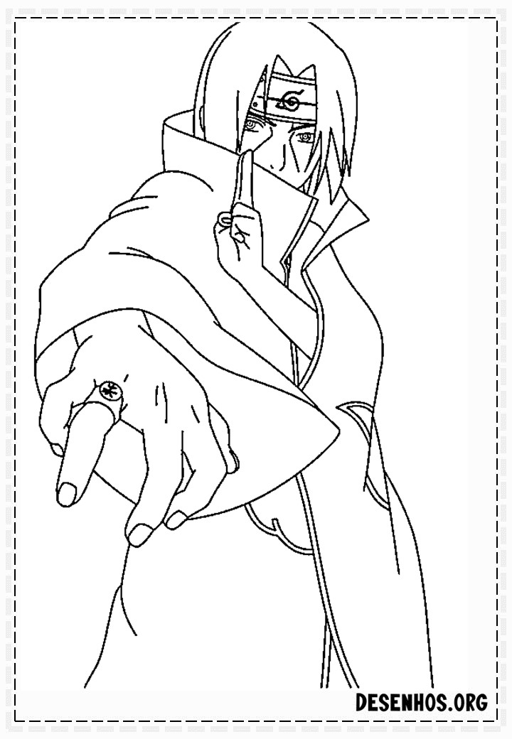 naruto para colorir151