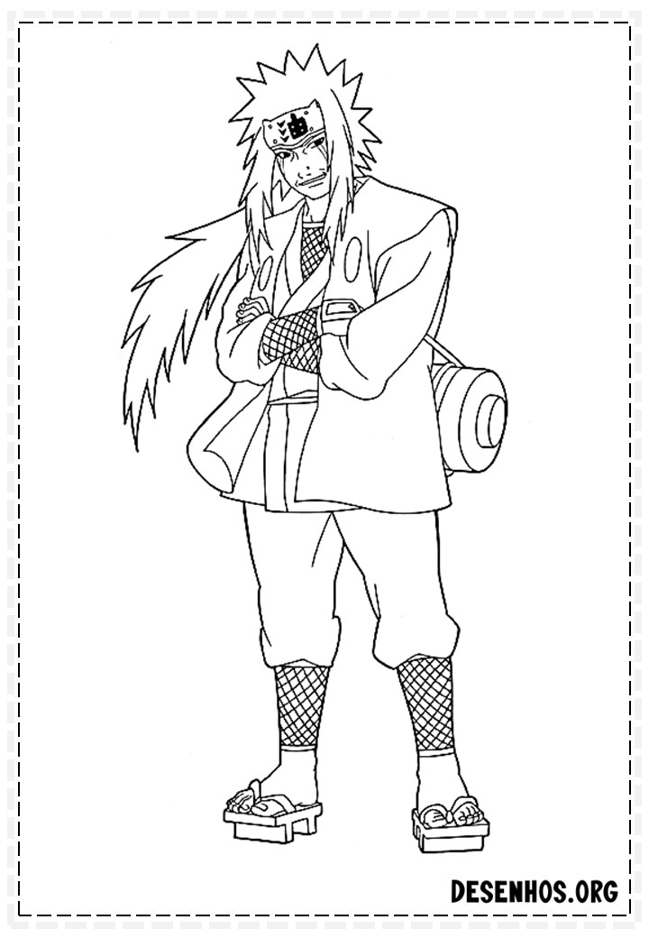 naruto para colorir155