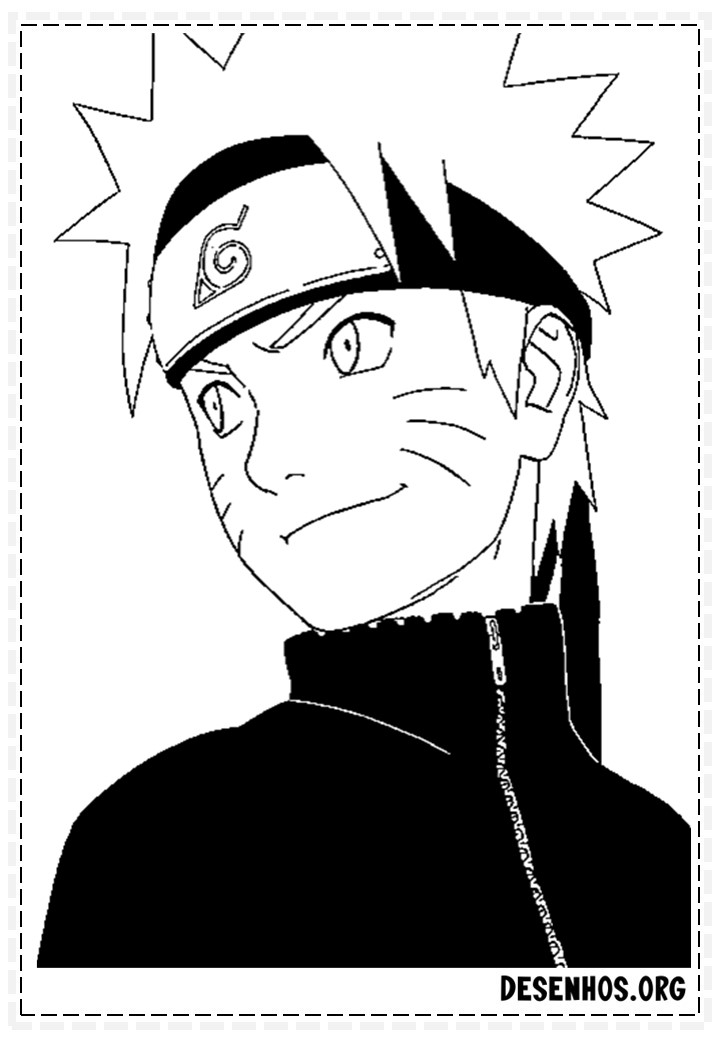 naruto para colorir38