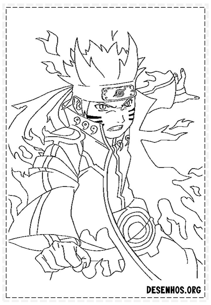 naruto para colorir43