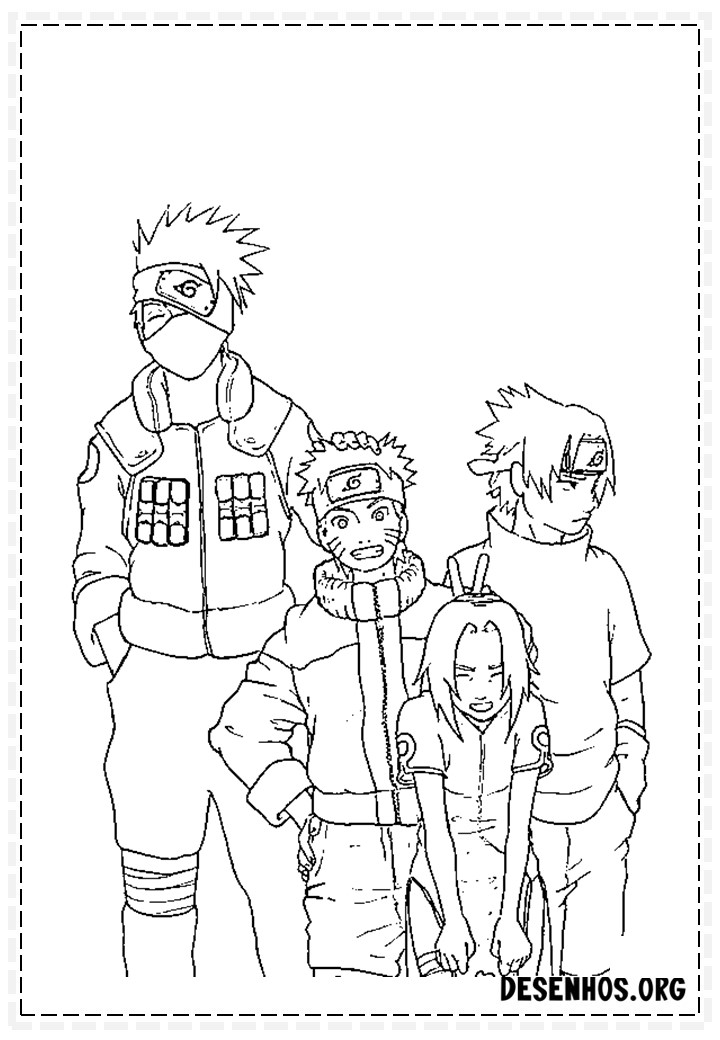 naruto para colorir54