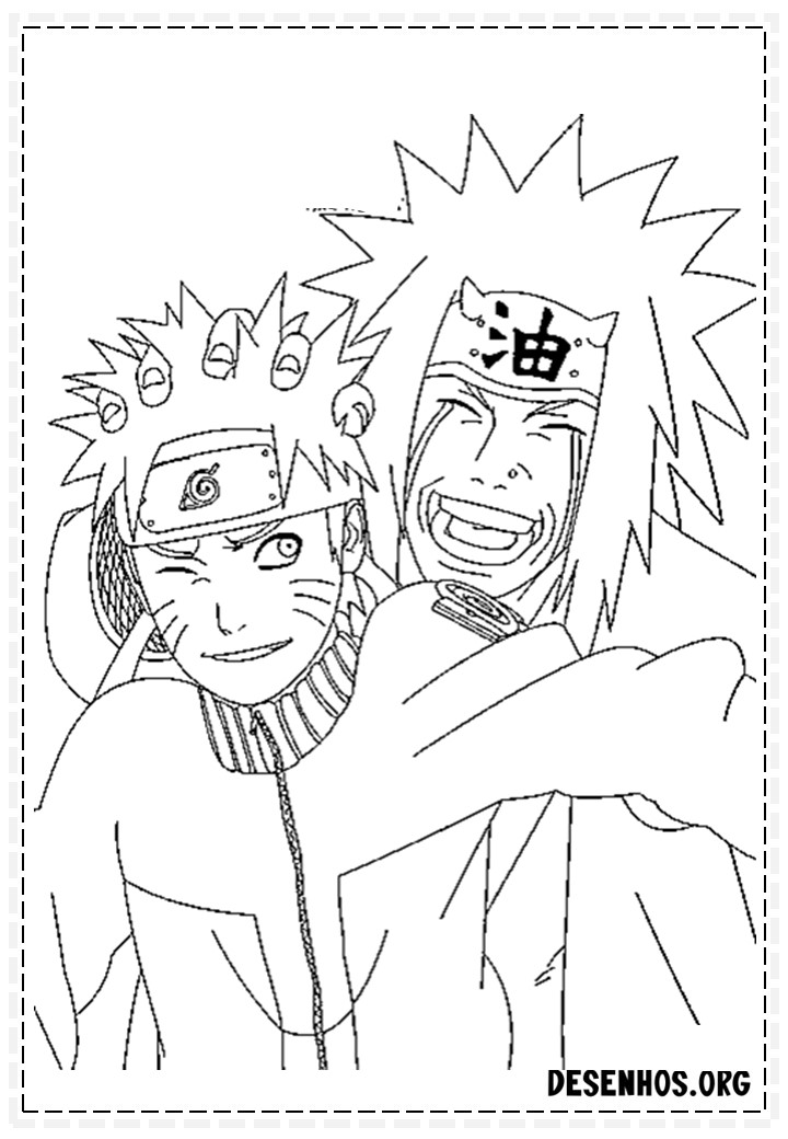 naruto para colorir58