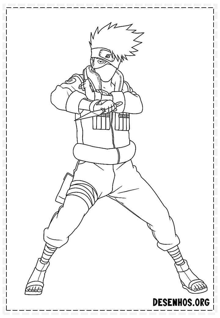 naruto para colorir98