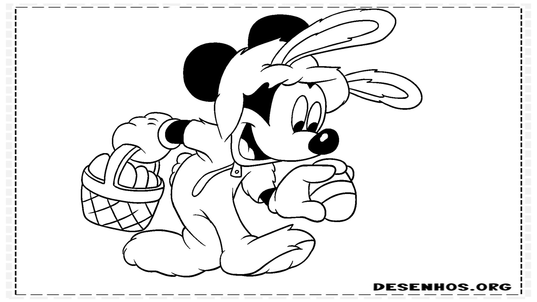 Mais de 150 desenhos da Páscoa para colorir