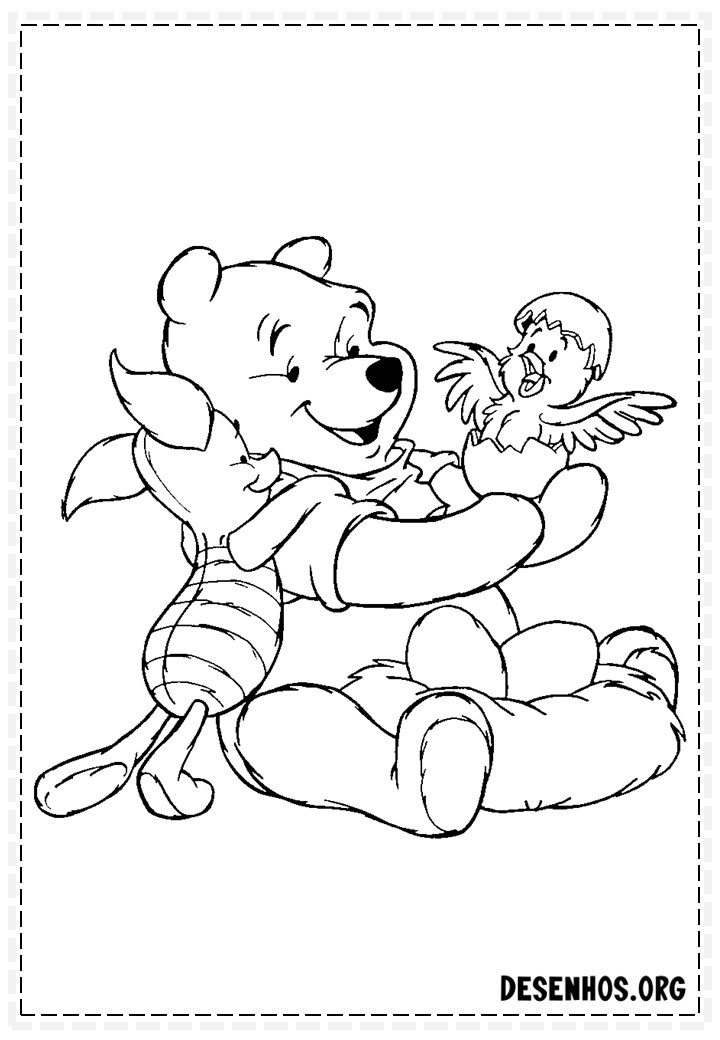 Mais de 150 desenhos da Páscoa para colorir