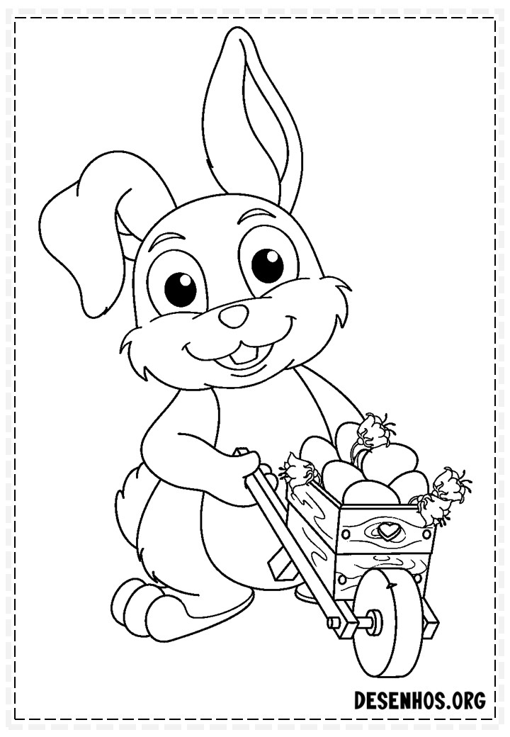 Mais de 150 desenhos da Páscoa para colorir