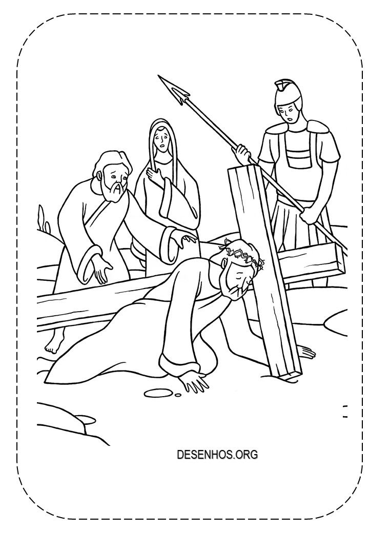 Desenhos da crucificação e ressurreição de cristo para colorir 83 Desenhos da crucificação e ressurreição de cristo para colorir 83