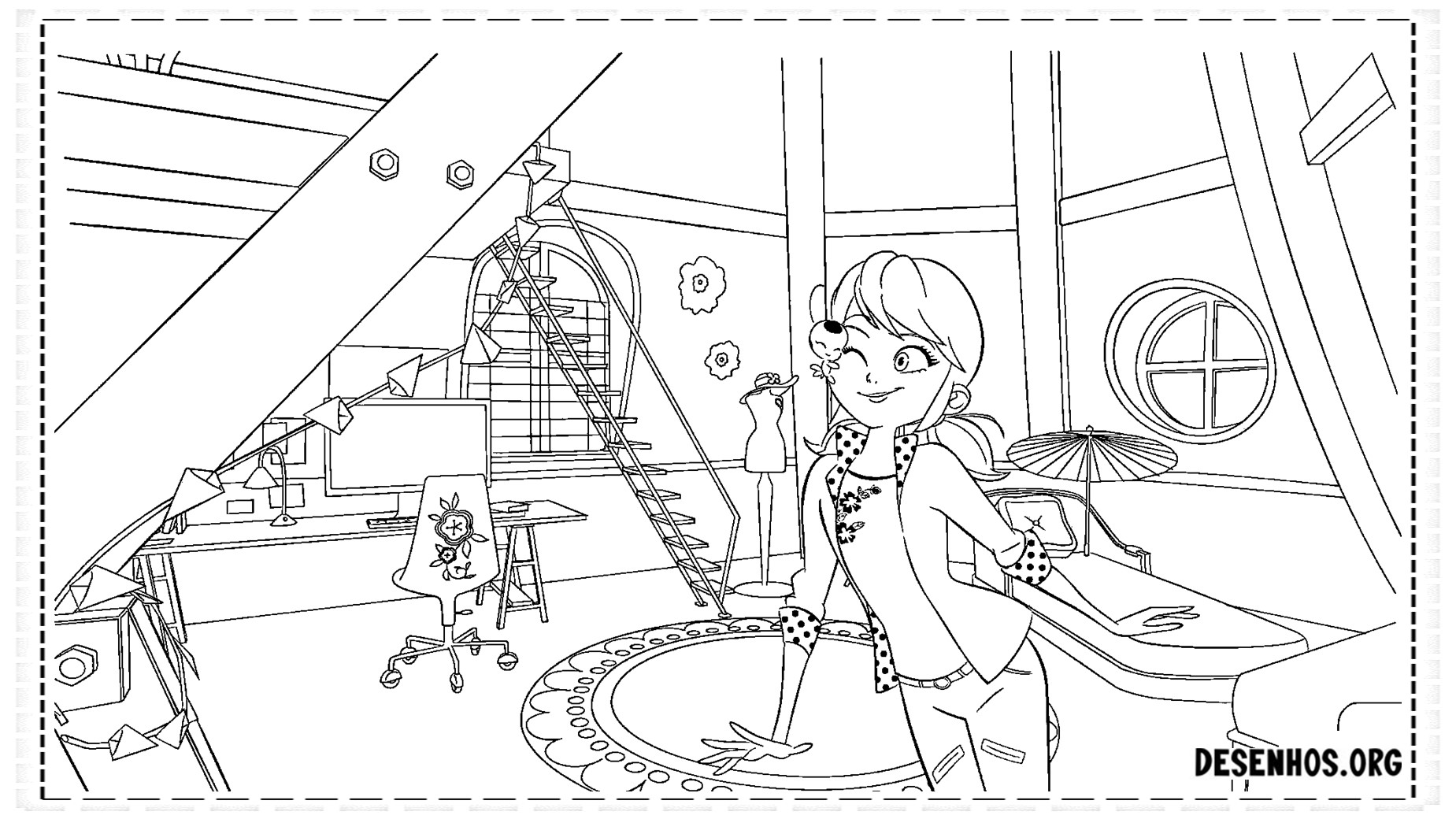 desenho lady bug 39 desenho lady bug 39