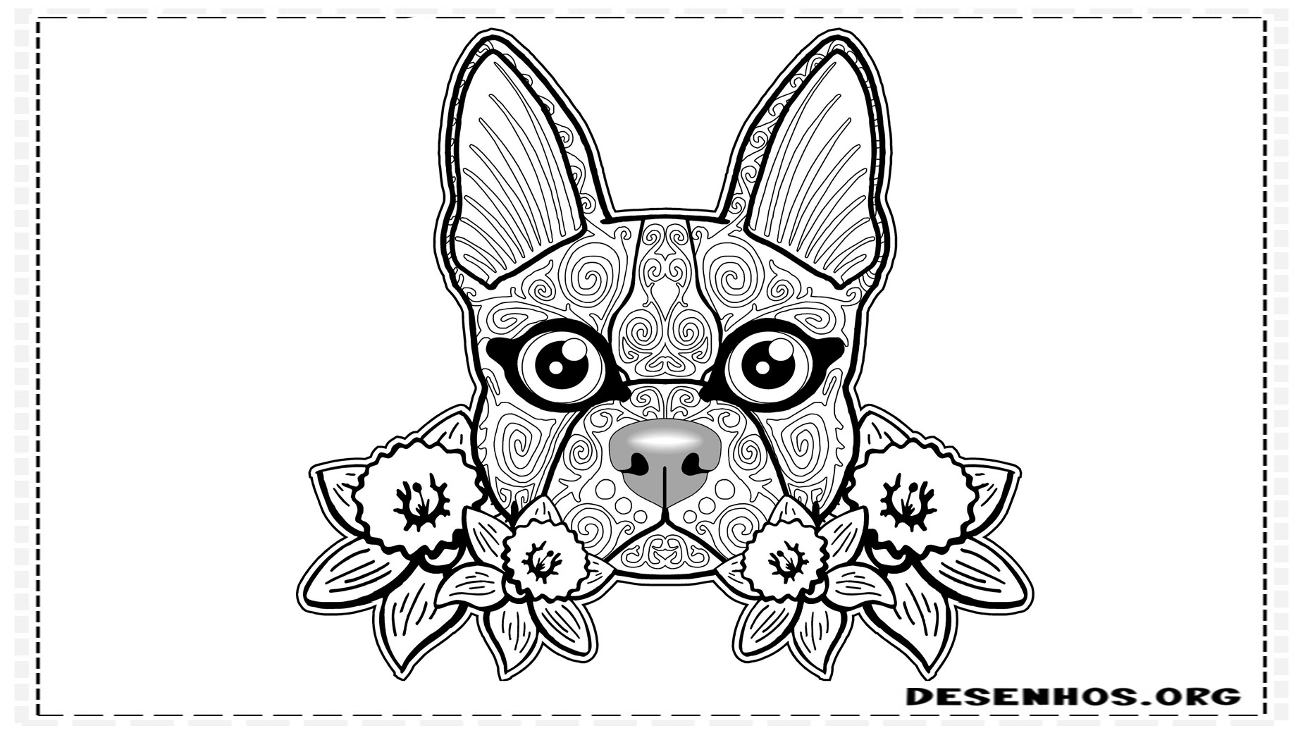 desenhos de cachorros 10