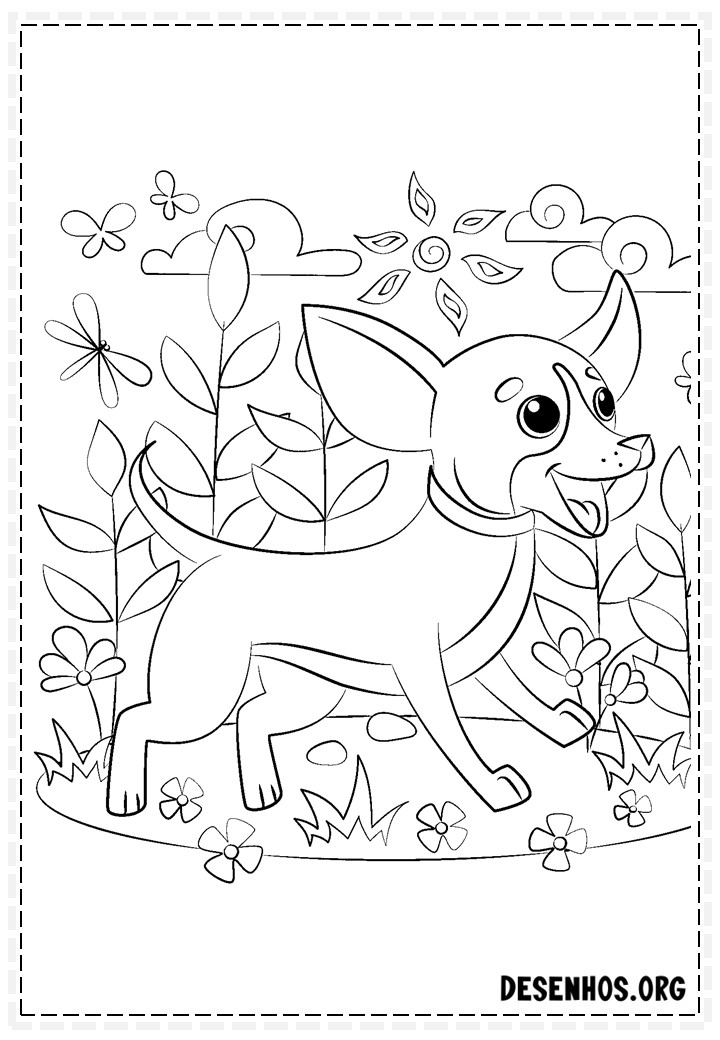 desenhos de cachorros 116