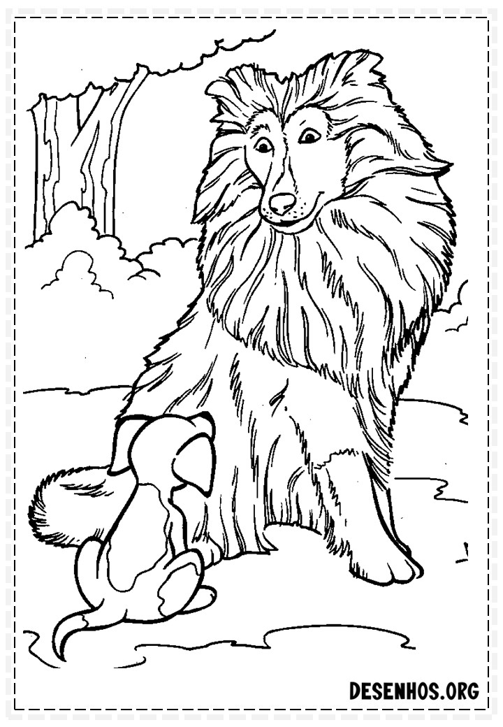 desenhos de cachorros 121