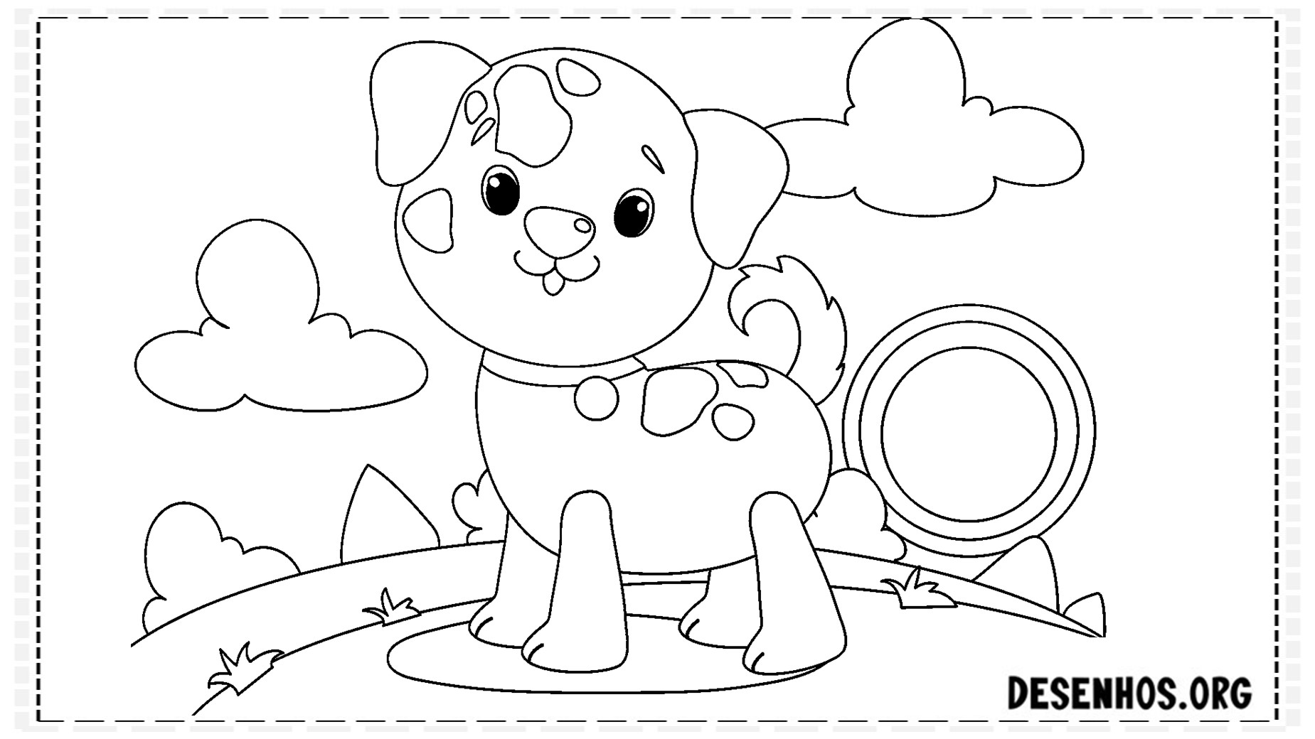 desenhos de cachorros 13
