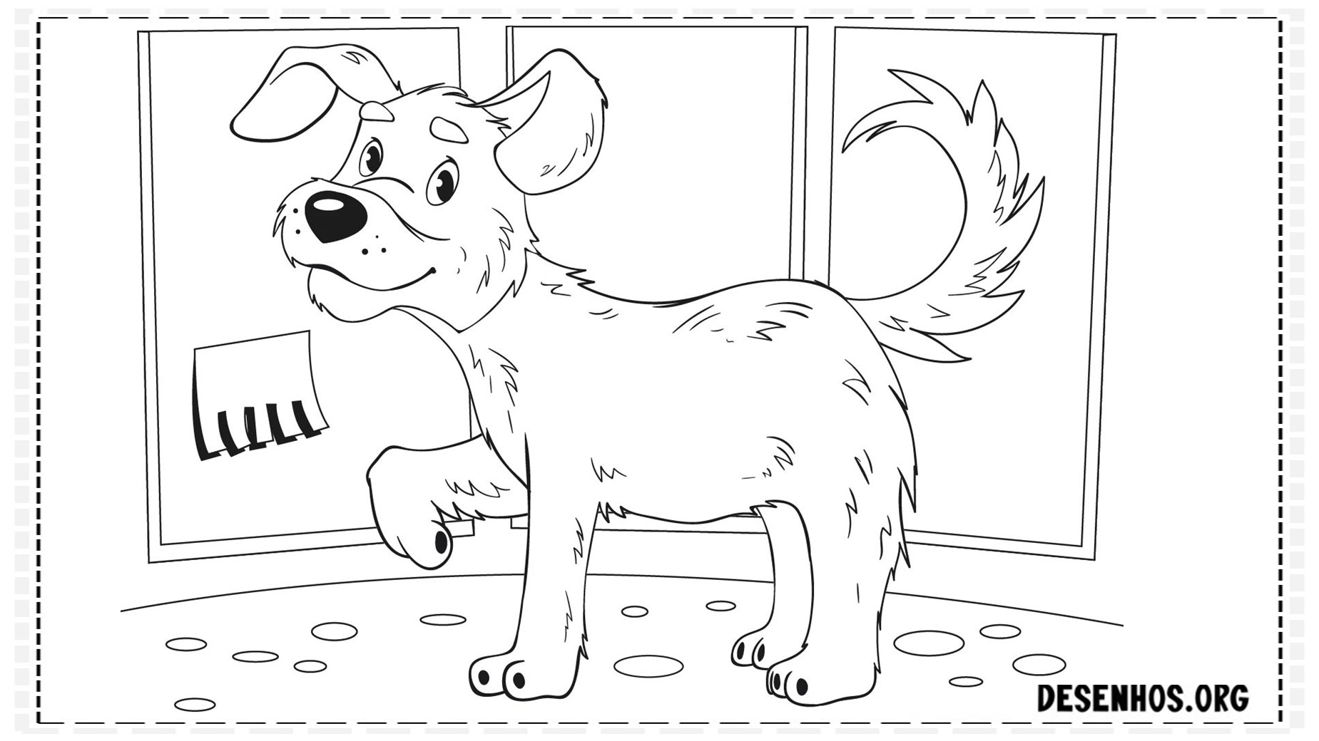desenhos de cachorros 24