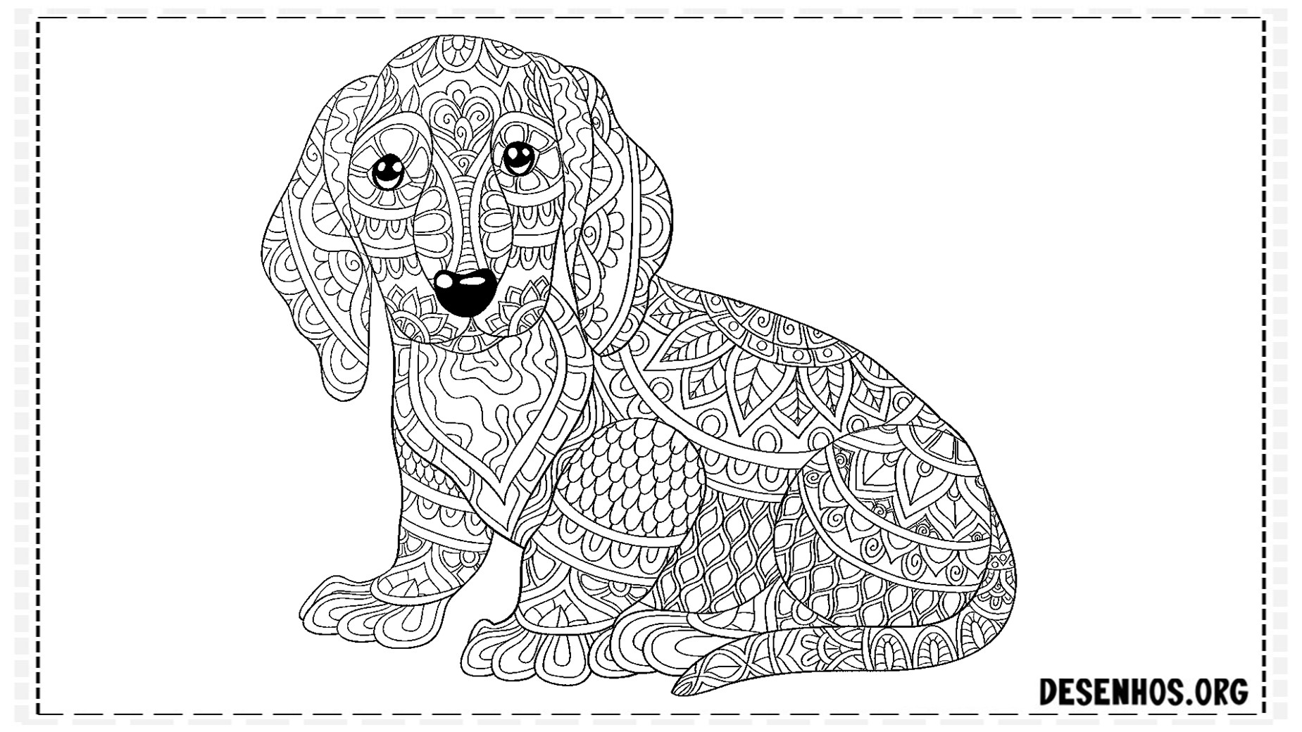 desenhos de cachorros 25
