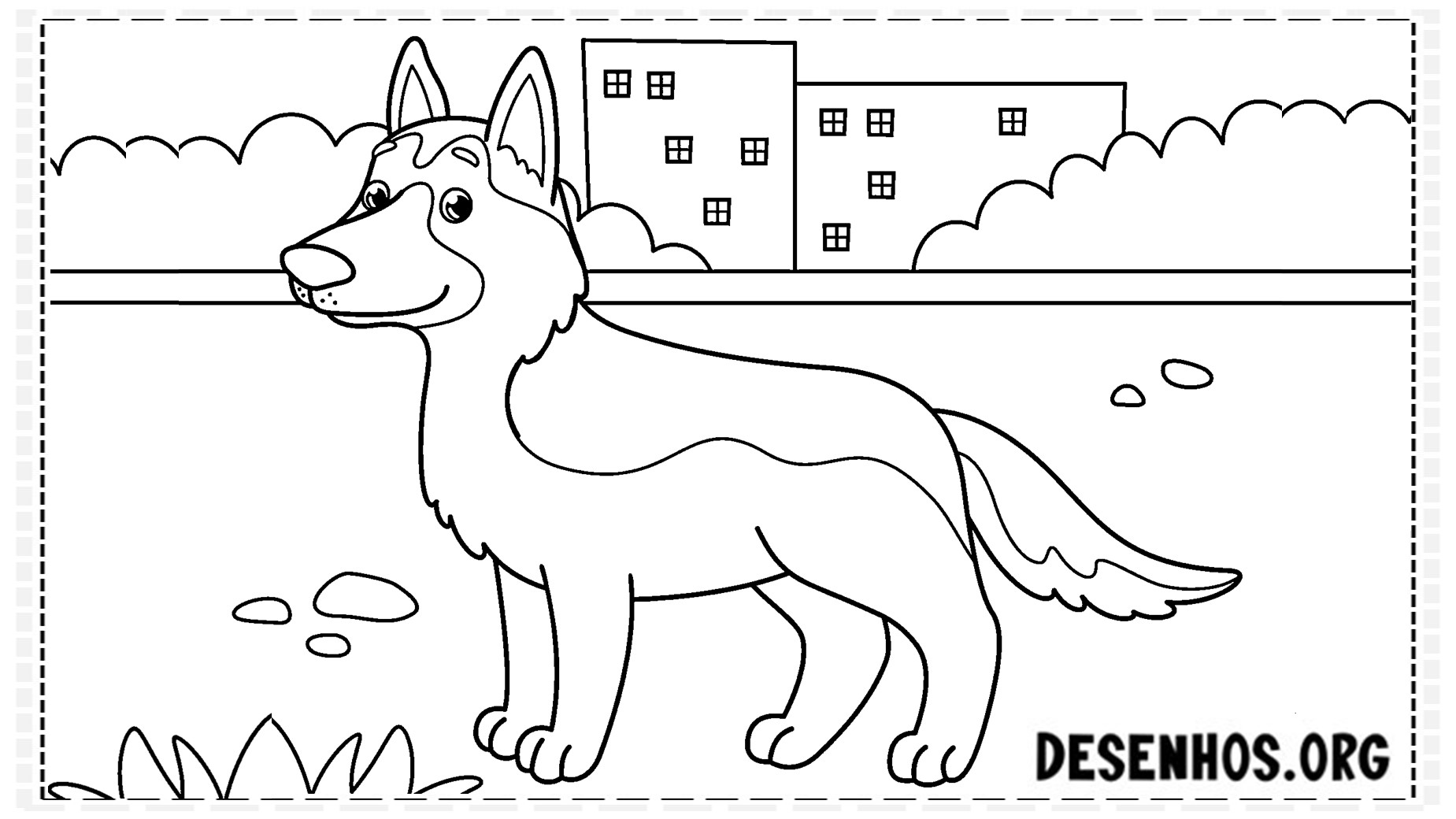 desenhos de cachorros 34