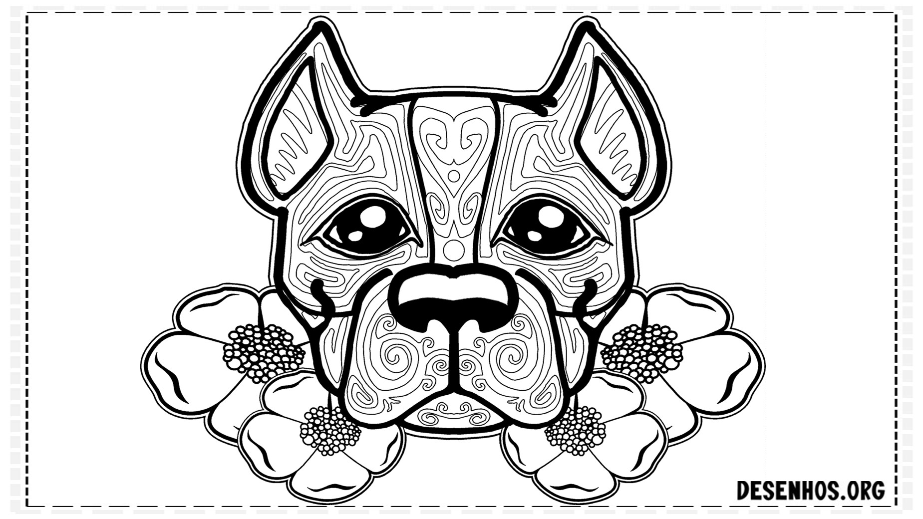 desenhos de cachorros 46