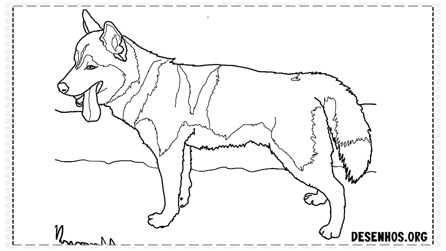 desenhos de cachorros 50