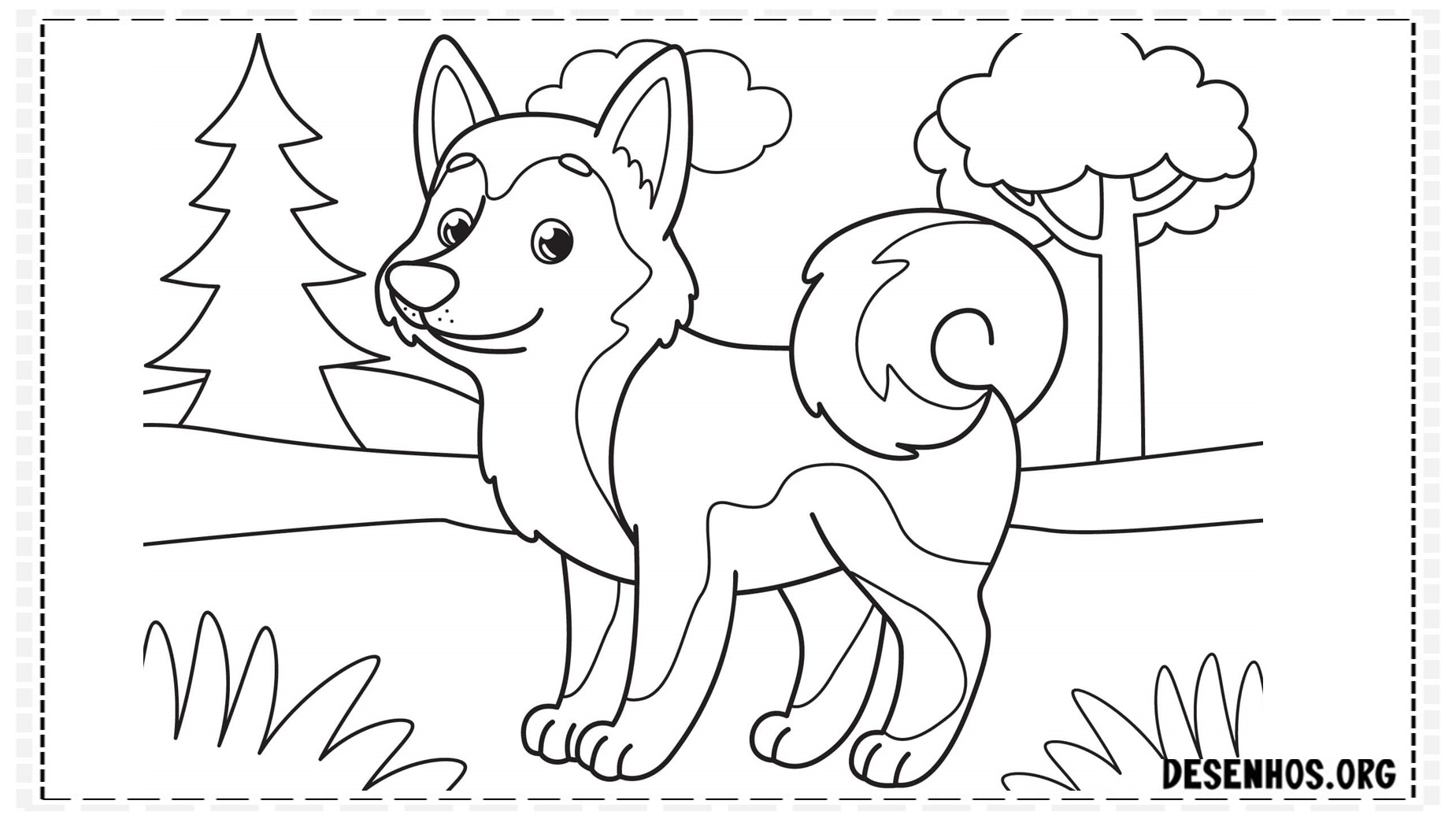 desenhos de cachorros 51