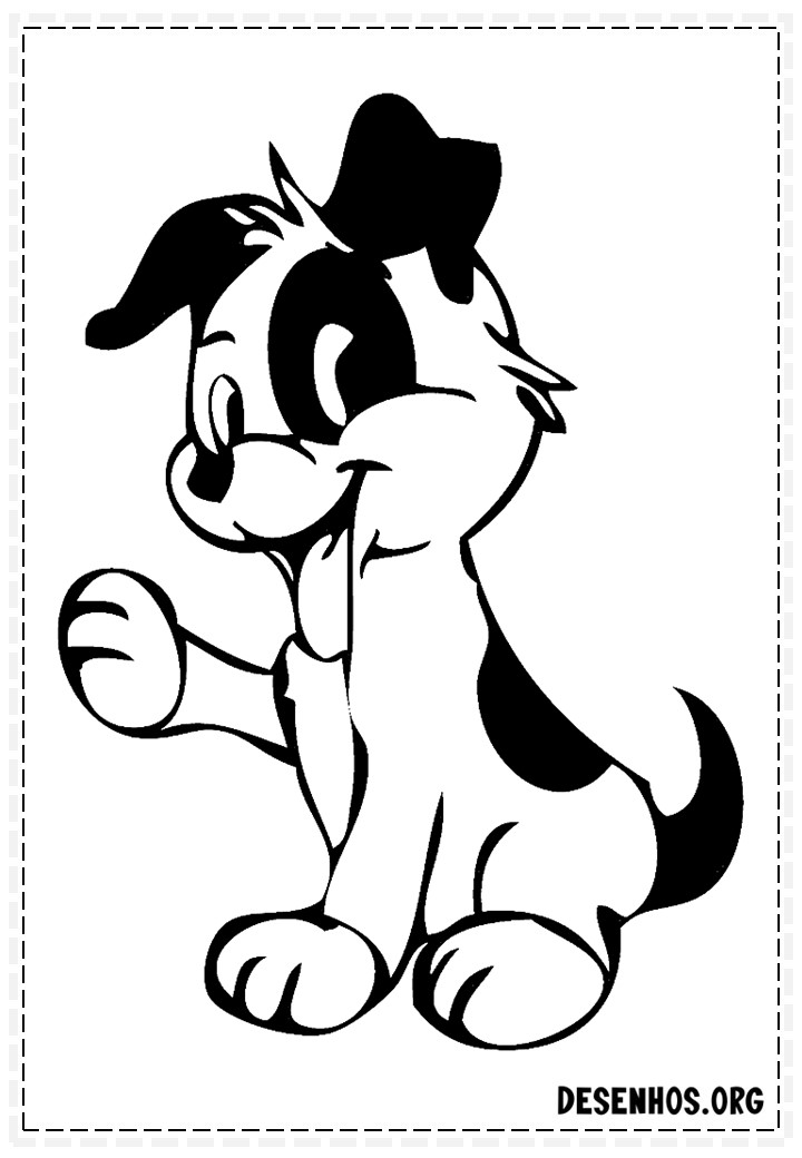 desenhos de cachorros 54