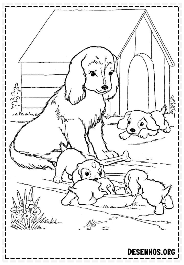desenhos de cachorros 59