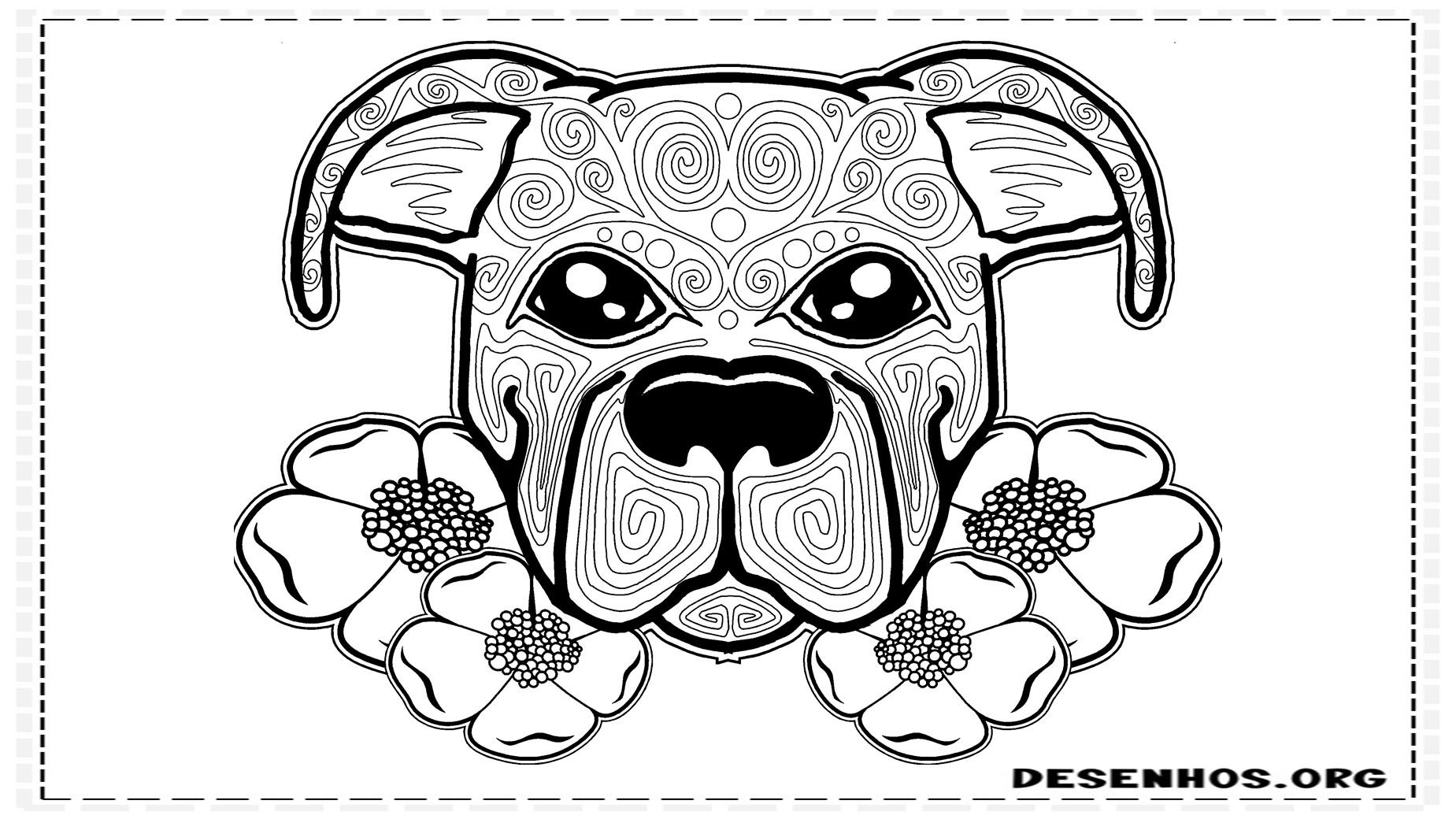 desenhos de cachorros 9