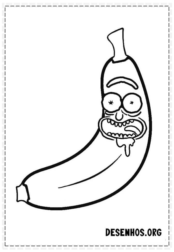 175 Desenhos do Rick And Morty para colorir