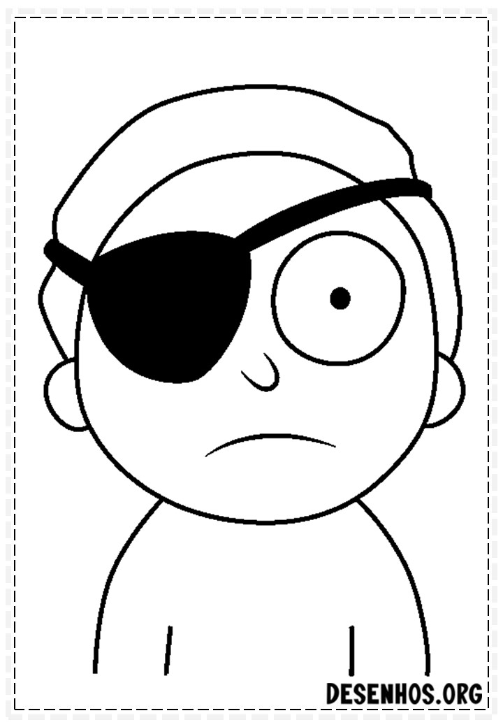 175 Desenhos do Rick And Morty para colorir