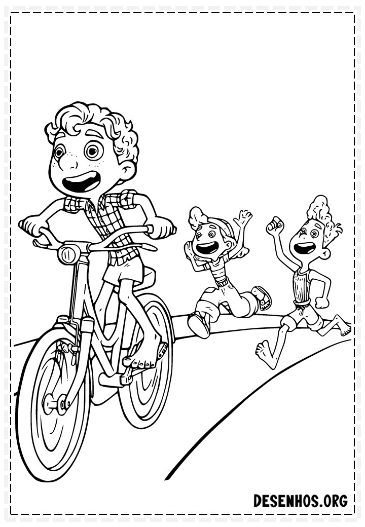 70 Desenhos de Luca da Disney para colorir