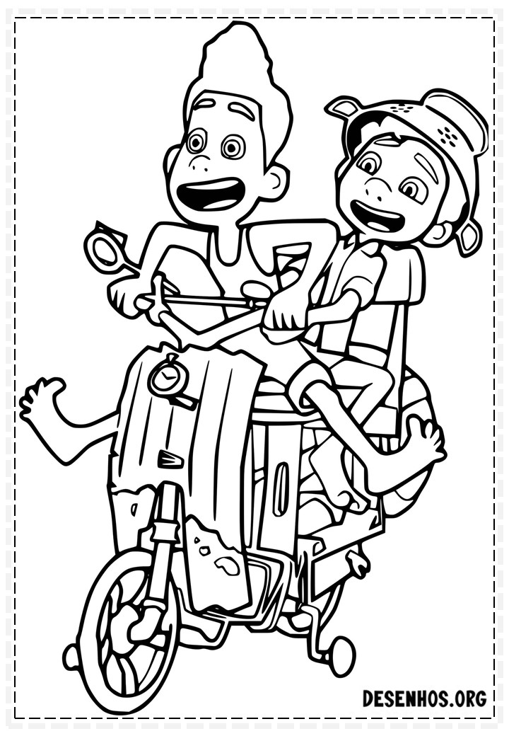 70 Desenhos de Luca da Disney para colorir