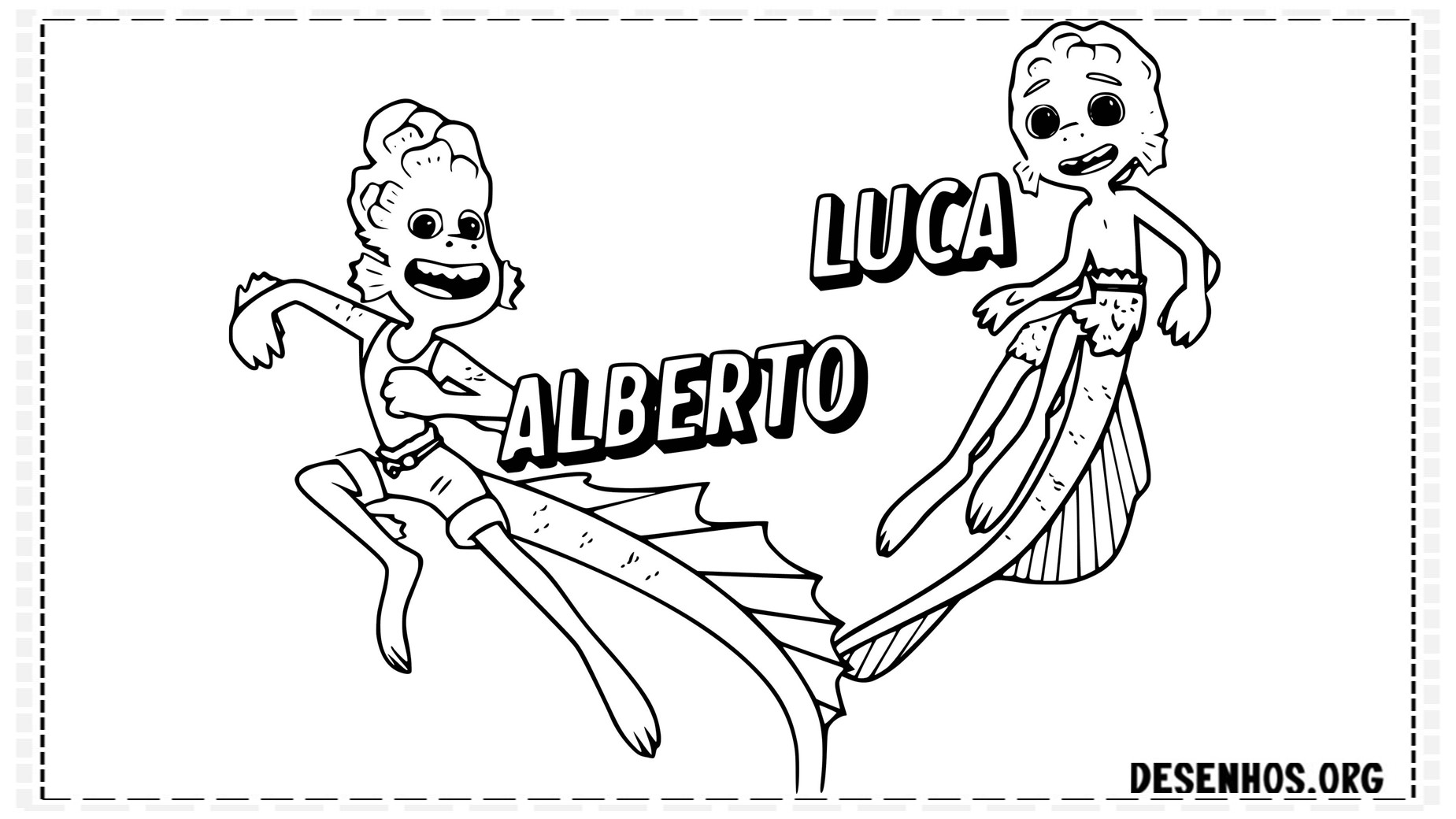 70 Desenhos de Luca da Disney para colorir