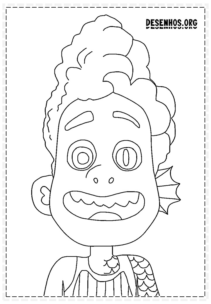 70 Desenhos de Luca da Disney para colorir