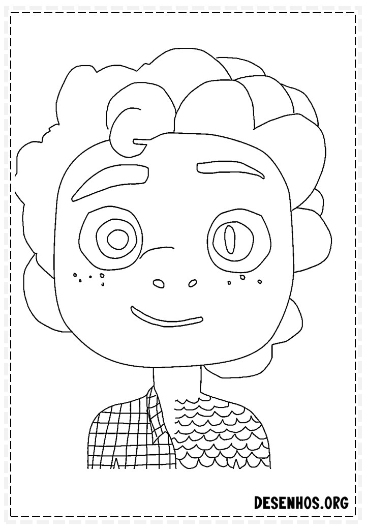 70 Desenhos de Luca da Disney para colorir
