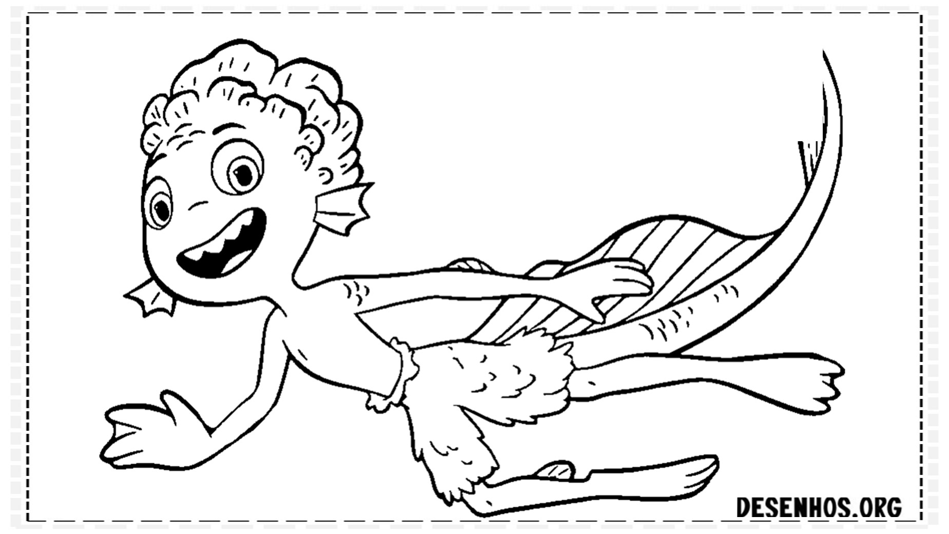 70 Desenhos de Luca da Disney para colorir