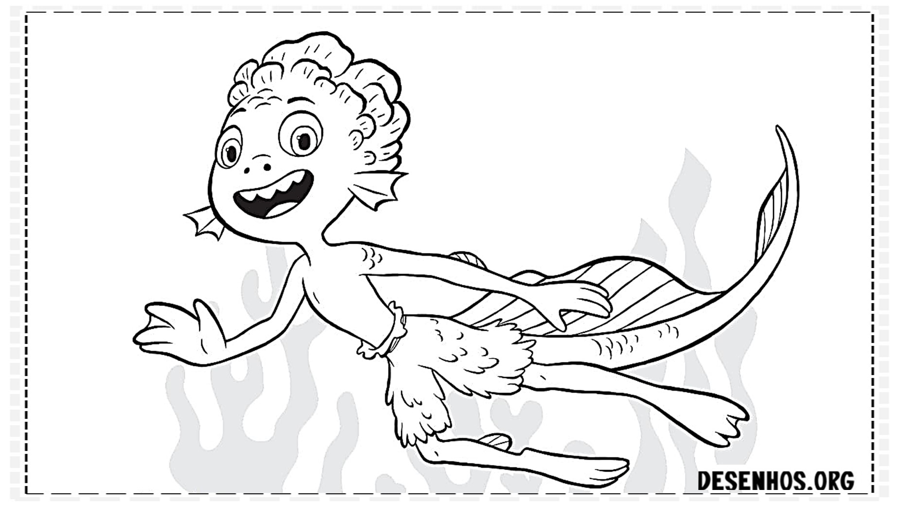 70 Desenhos de Luca da Disney para colorir