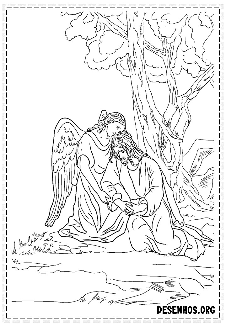 65 desenhos da páscoa cristã para colorir