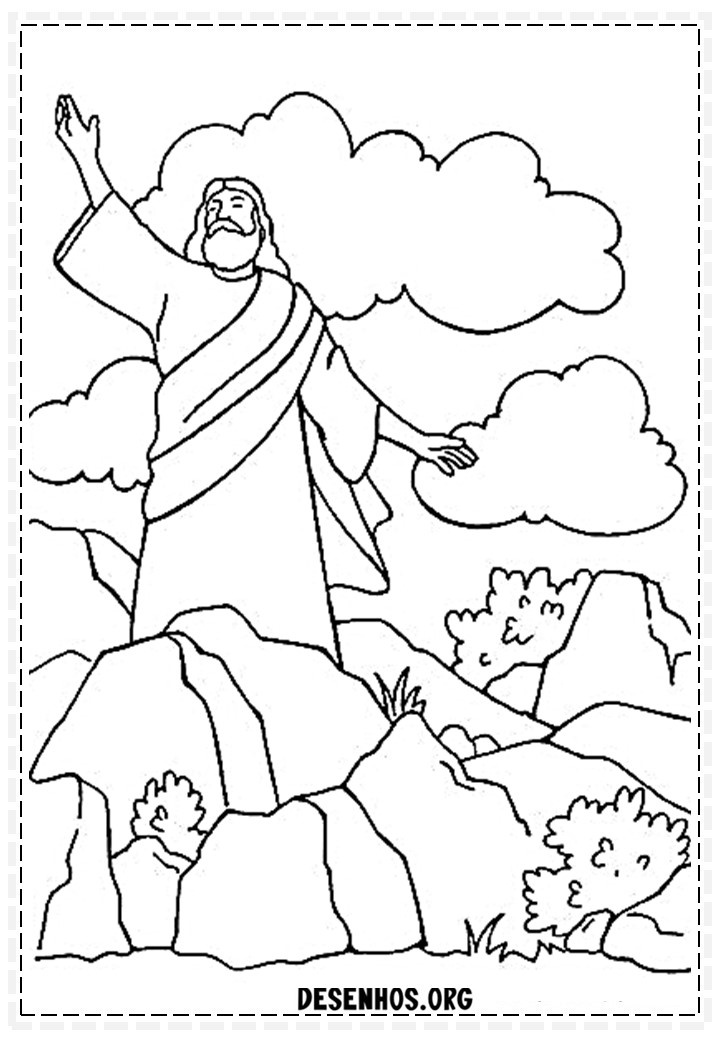 65 desenhos da páscoa cristã para colorir