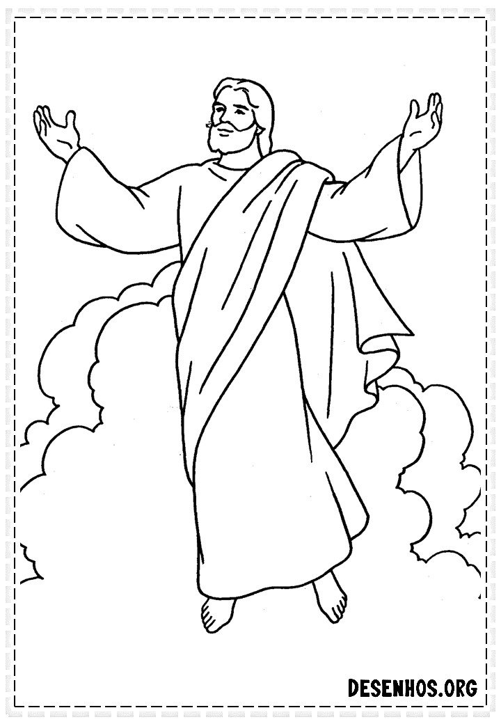 65 desenhos da páscoa cristã para colorir