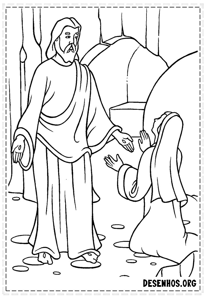 65 desenhos da páscoa cristã para colorir