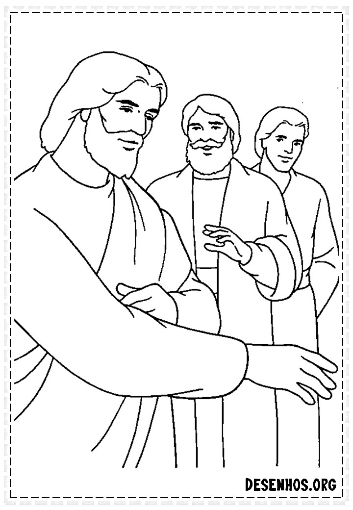 65 desenhos da páscoa cristã para colorir