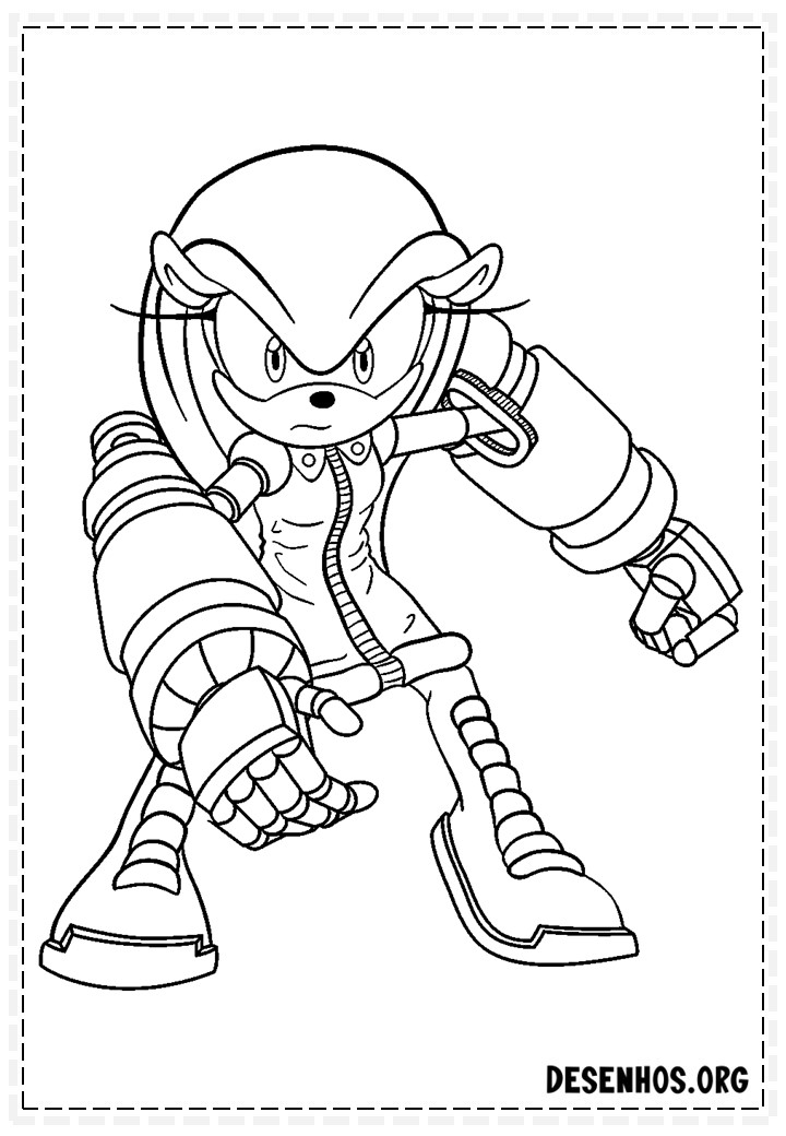 Mais de 150 Desenhos do Sonic para colorir