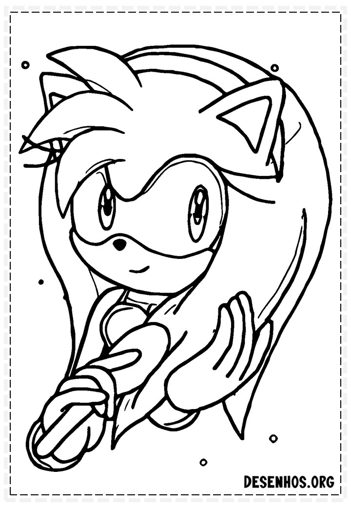 Mais de 150 Desenhos do Sonic para colorir